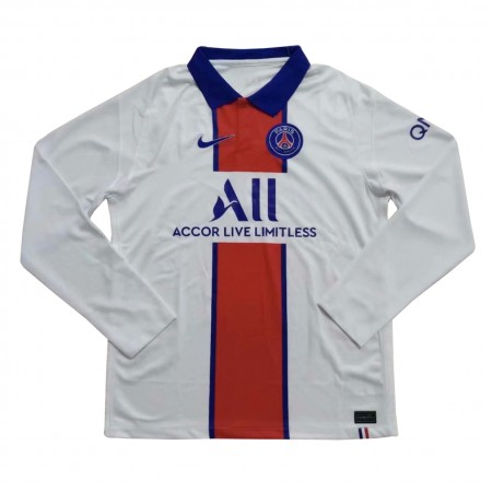 Billige Fotballdrakter Paris Saint-Germain PSG Bortedraktsett 2020/21 Langermet